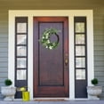 thumbnail image 3 of Northlight Hellebores and Ivy Artificial Spring Floral Wreath, 24-Inch, 3 of 7