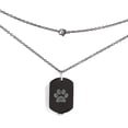 thumbnail image 2 of Memorial Jewelry, Prayer Practical Footprint Pattern Necklace, Meanful Gift For Lover, 2 of 8