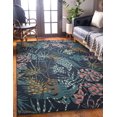 thumbnail image 4 of Outdoor Washable Miramar Navy & Gold 5' x 7' Area Rug, 4 of 9