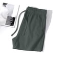 thumbnail image 2 of Active Shorts for Women, Women's Ice Silk Quick Drying Breathable Stretch Army Green S, 2 of 5
