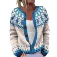 thumbnail image 2 of Delayuji Womens Cardigan Sweater Ethnic Style Sweater Knitted Sweater Cardigan Sweater Spring Coat S-4XL, 2 of 3
