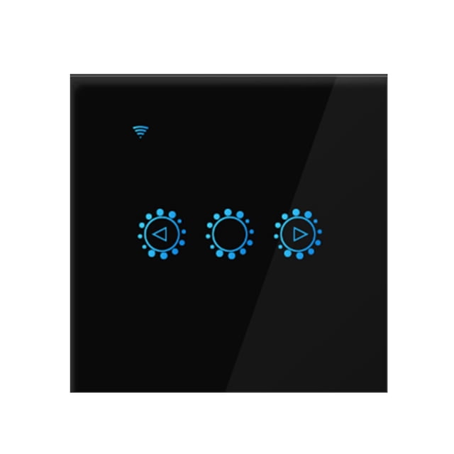 Cambiar Smart Light Switch Dimmer 3 Way Wall Wifi Lamp LED Light Touch Switch Control de voz Phone APP Switch Light Compatible con Alexa Google Home Eccomum Cambiar