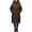 Coffee, variant on Winter Coats for Women Long Coat Winter Warm Thickened Down Alternative Overcoat Knee Length Loose Fit Hooded Jacket Outerwear For Cold Weather Winter Jackets for Women