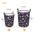thumbnail image 4 of Uemuo Rocket Satellite Pattern Circular Laundry Hamper Basket with handles,Collapsible laundry basket,Large capacity laundry hamper,Laundry Organizer-Small, 4 of 8