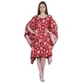 thumbnail image 1 of Moomaya Caftan à Épaules Dénudées Imprimé, Paréo pour Femmes, Robe d'Été, Robe Caftan, 1 of 6