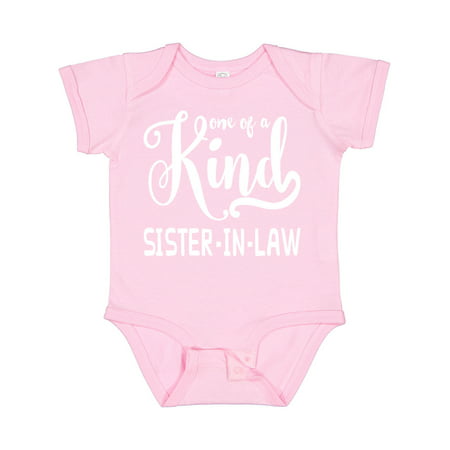 

Inktastic Gift for Sister in Laws | One of a Kind Sister in Law (White Gift Baby Girl Bodysuit