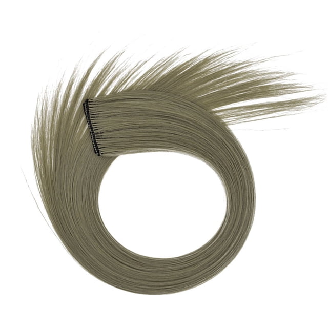 Colored Party Highlights Colorful Clip In Hair Extensions 21.73 Inch Straight Synthetic Hairpieces For Women Kids Girls Rainbow, Pullover Toupee