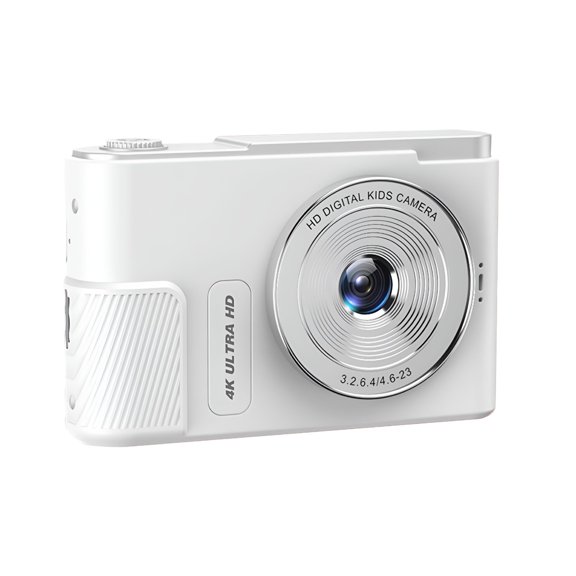 GJX Digital Camera 4K Mini Camera for Photography, Vlogging Camera with 40MP, 2.4 Inch LCD Screen, 8X Digital Zoom, Double Front and Rear Continuous Shooting, Compact Video Camera