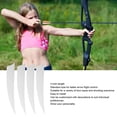 thumbnail image 3 of Feather Vanes, Feather Fletching Stable Flight 4 Inch Simple Control  for Outdoor Arrows for Archery Black,Red,Blue,Green,White,Orange,Yellow, 3 of 7