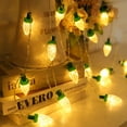 thumbnail image 5 of DYstyle Christmas Decorations Globe Strawberry LED Strings Lights Battery Powered Indoor Christmas Lights Star Fairy Lights Decoration for Xmas Garden Patio Bedroom Party Decor, 5 of 5