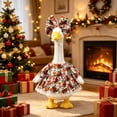 thumbnail image 3 of Sruoe Christmas Porch Goose Outfits, 23" Porch Goose Clothes for Lawn Yard and Patio Decoration, Lawn Goose Clothing for Cement Goose Lawn Goose Outfit, Garden Goose Costume, 3 of 9