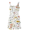 thumbnail image 5 of EQWLJWE Femmes Summer Confortable Bretelles Décontractée Impression Shorts de Poche Combinaison Shorts, 5 of 5
