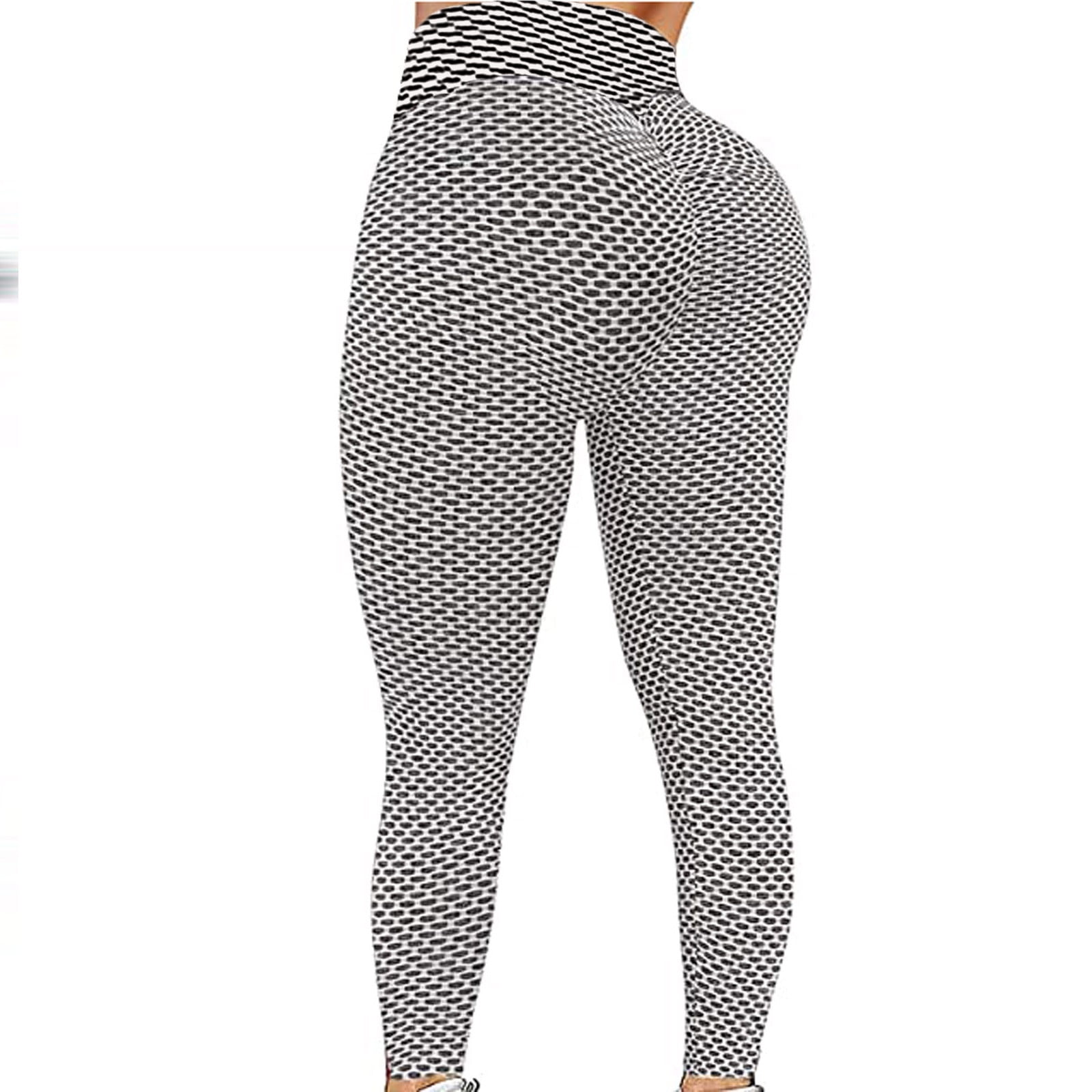 Black And White Spotty Gym Leggings