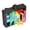 Black, variant on 360° Rotating Mini Instant Photo Display Frame, Holds 12 2.1×3.4 inch Instax Mini Prints Rainbow Color Flip Desktop Keepsake Album Stand