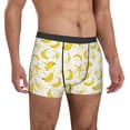 thumbnail image 5 of Mens Underwear, Cute Banana Peel Sexy Mens Underwear Boxer Briefs, Breathable Boxer Briefs for Men, 5 of 5
