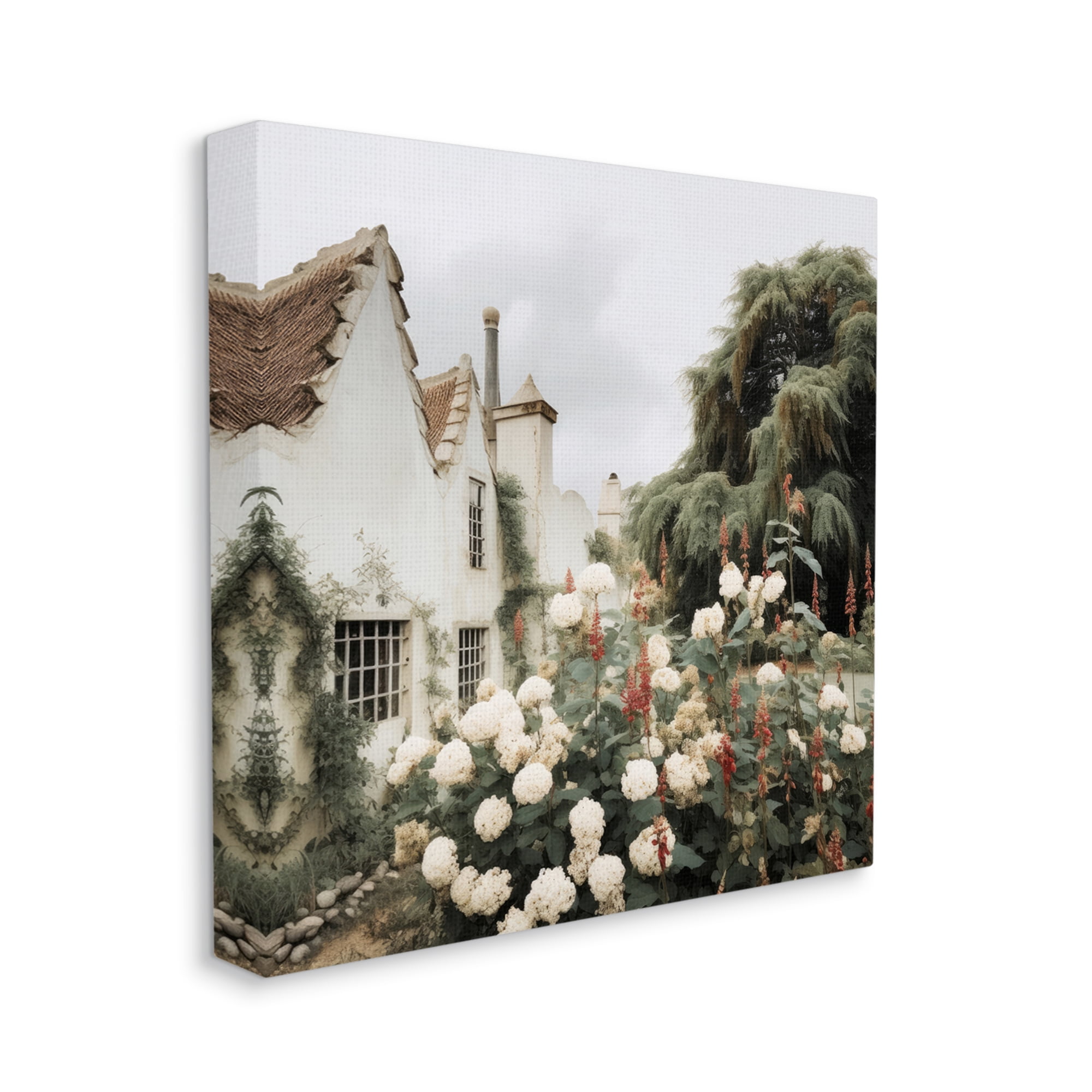 Stupell Industries Floral Villa Garden Botanical & Floral Photography Gallery Wrapped Canvas Art Print Wall Art, 24 x 24