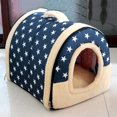 thumbnail image 1 of Alician Foldable Cat Tent Washable Detachable Pet Bed For Medium Large Dogs Dual Purpose, 1 of 8