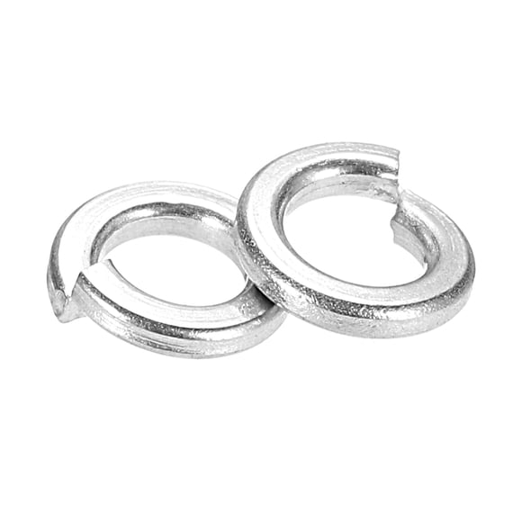 Uxcell M3 304 Stainless Steel Spring Lock Washer Split Lock Washer Lock Metal Washers for Screws Bolt 100 Pack