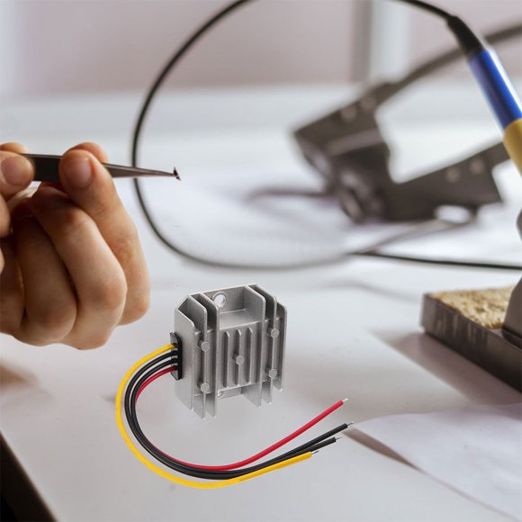 USHOBE Convertidor De Para Vehículo 24V A 5V Con De Aluminio Y Protección
