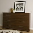 thumbnail image 2 of South Shore Primo 6-Drawer Double Dresser, Multiple Finishes, 2 of 6