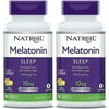 Natrol Melatonin 10mg 60ct 2 Bottles Sleeping Aid Fast Dissolve Citrus Flavor