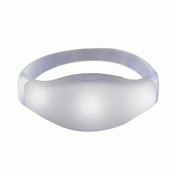 Sound Activated LED Bracelet, White