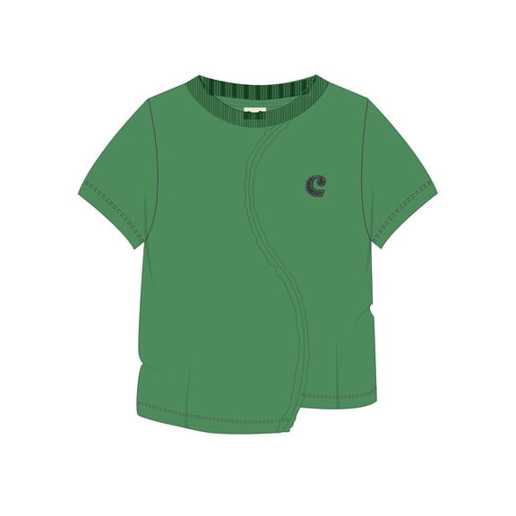 Boys Green/Black T-Shirt