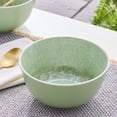 thumbnail image 2 of Better Homes and Gardens Bamboo Melamine Green Reactive Cereal Bowl, 2 of 7