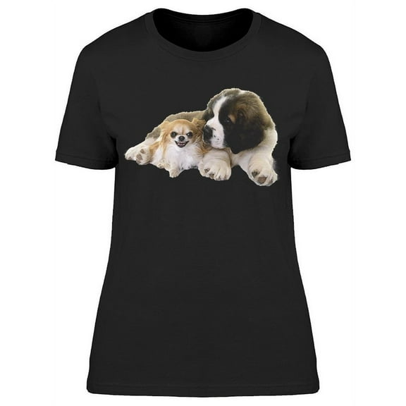 A Chihuahua With A Saint Bernard T-Shirt Women -Image by Shutterstock, Female Small