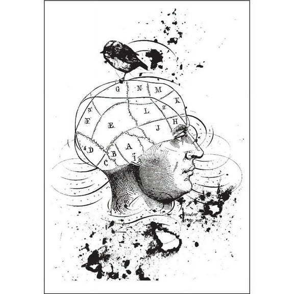 PRIMA MARKETING INC Mixed Media Cling Stamp - Treasured Memories 9 UPC 655350580155