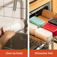 thumbnail image 5 of White Small Porcelain Butter Dish With Lid, Countertop Airtight Butter Keeper, 5 of 6