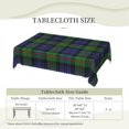 thumbnail image 6 of Rectangle Table Cloth, Scottish Colors Clan Murray Tartan Plaid Resistant Washable Tablecloth Decorative Table Cover for Dining, Indoor and Outdoor, 6 of 6