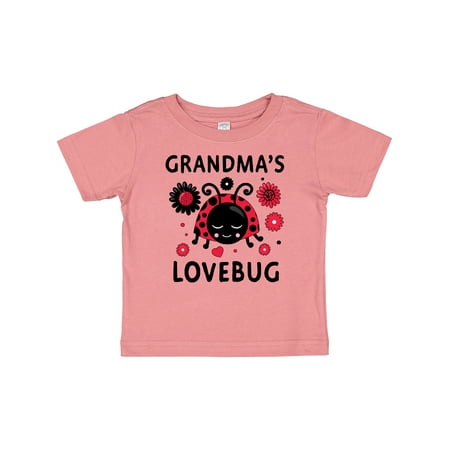 

Inktastic Valentine s Day Grandma s Lovebug Gift Baby Girl T-Shirt