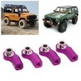 thumbnail image 4 of Embout de Tige Coudée RC, Direction en Acier Allié d'Aluminium pour Axial SCX10, Modèle de Voiture 1/10, Léger et, Améliore la Performance de Direction, Pièces de Rechange pour Voitures RC, 20mm de Long, 4 of 7
