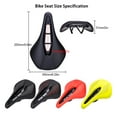 thumbnail image 3 of Soidarity Sillines de bicicleta de carretera, asiento de bicicleta, soporte de búfer especialmente diseñado, ventilado para adultos, ciudad, montaña, Ciclismo Mancha roja y blanca Soidarity OD020139-04, 3 of 6