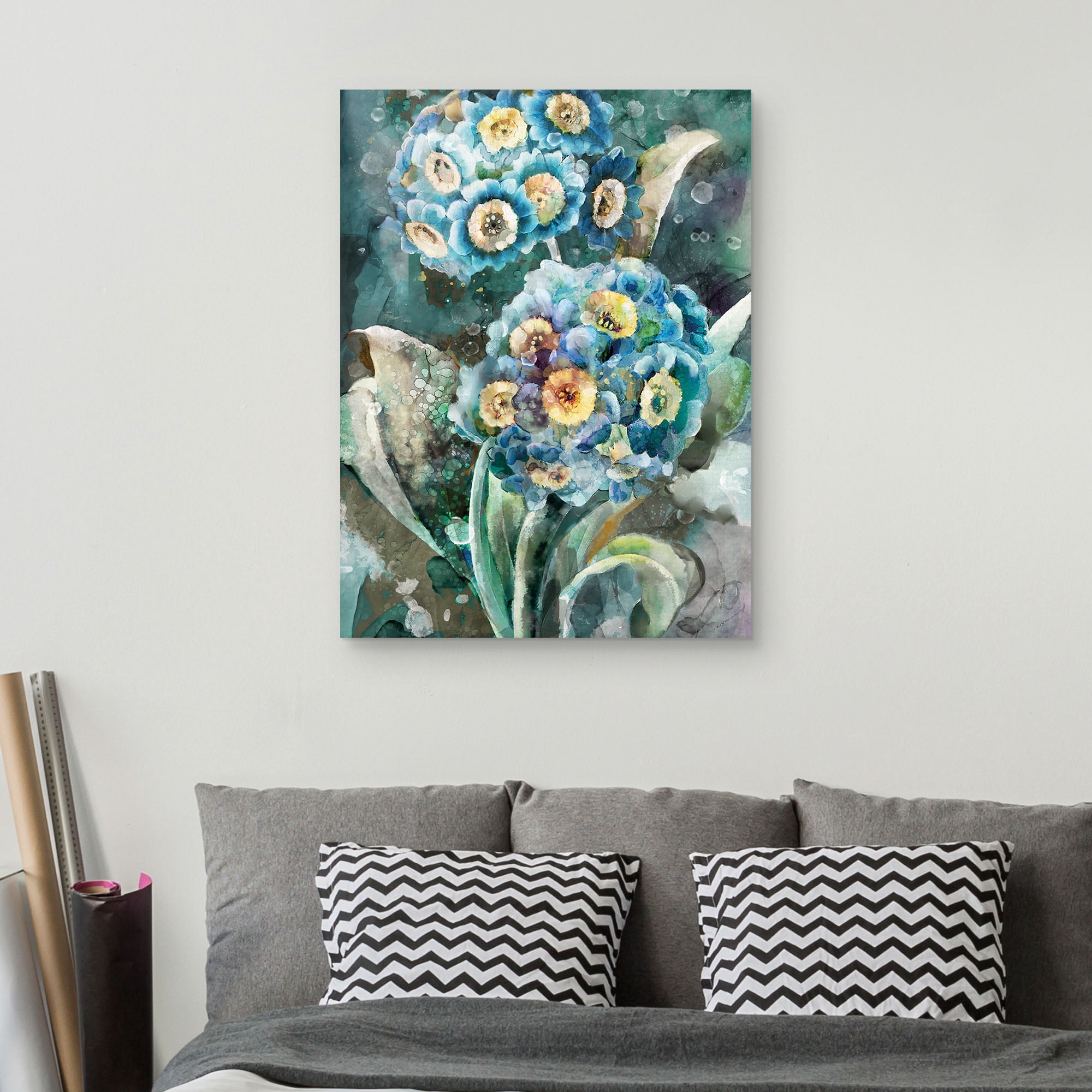 Botany Wash II by Studio Arts Canvas Art Print, 1.5" x 30"