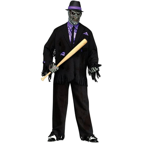 FunWorld Costumes Don Of The Dead Zombie Gangster Men's Costume Standard 33-42