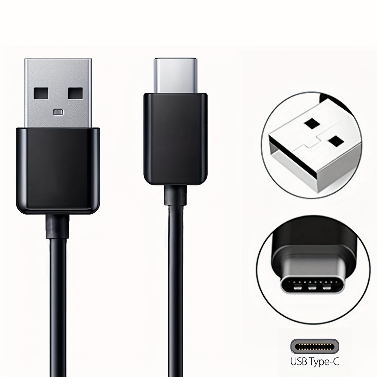 Type-C USB Data/Charger Cable for Sony WH-XB700, WH-XB900N Bluetooth Wireless Headphones - image 3 of 4