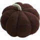 thumbnail image 1 of Cojines en forma de calabaza, almohadas decorativas para habitación, almohada elegante de forro polar para sofá, decoración del hogar, café oscuro, 11,02", 1 of 5