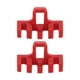thumbnail image 1 of Juego de 2 piezas de eslinga de carga de raqueta de cuerda de bádminton accesorios roscados de máquina de tracción de raqueta de bádminton accesorios roscados de eslinga de alta carga protector rojo, 1 of 10