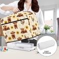 thumbnail image 6 of HELLHERO Highland Cattle and Sunflowers Sewing Machine Cover with Tote Handle and Pocket Universal Waterproof Pocket and Handle, 6 of 8