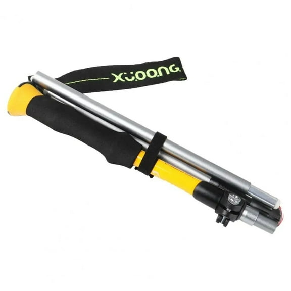 Outdoor telescopic trekking pole carbon crutch folding portable walking stick professional hiking equipment supplies.