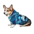 thumbnail image 3 of Bingfone Abstract Blue Skull Dog Clothes Hoodie, Pet Winter Coat,Puppy Sweatshirts for Small Dogs Boy Girl,Suitable for All Breeds-XX-Large, 3 of 6