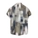 thumbnail image 2 of Camisa Hawaiana para Hombres Imprimir Botón de Manga Corta Girar Hacia Abajo Cuello Blusa Poliéster Spandex, Casual Hawaiano Playa Superior, 2 of 5