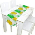 thumbnail image 7 of SKYSONIC Table Runner Colorful Pineapple On White Washable Table Cloth Runner for Holiday Home Wedding Table Top Decoration 13x90 Inches, 7 of 7