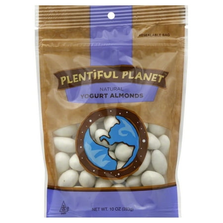 Plentiful Planet Yogurt Almonds, 10 Oz