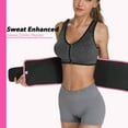 thumbnail image 3 of Waist Trainer for Women & Men Sweat Band Waist Trimmer Tummy Wraps for Weight Loss Neoprene Ab Girdle, 3 of 7