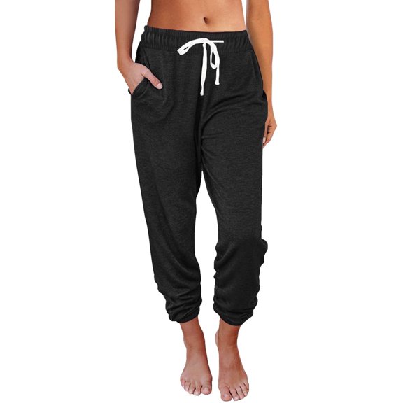 SUNBS Women Sweatpants Casual Joggers Athletic Lounge Pants with Pockets Tapered for Workout Running