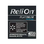 ReliOn Platinum Blood Glucose Test Strips, 100 Count – Diabetes Test Strips, for ReliOn Platinum Meters