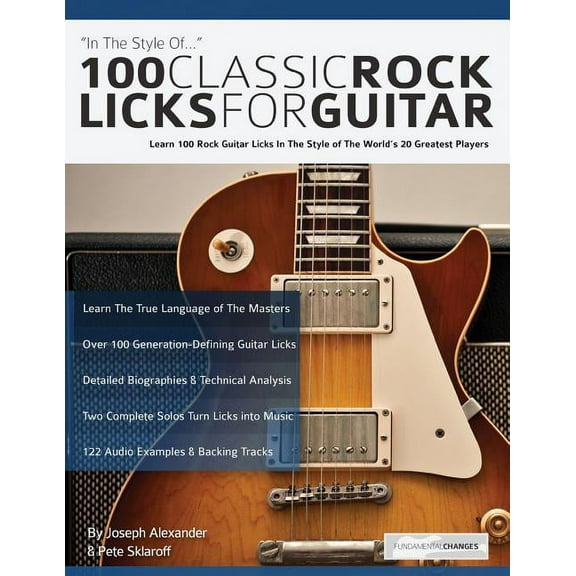 100 Classic Rock Licks for Guitar, (Paperback)